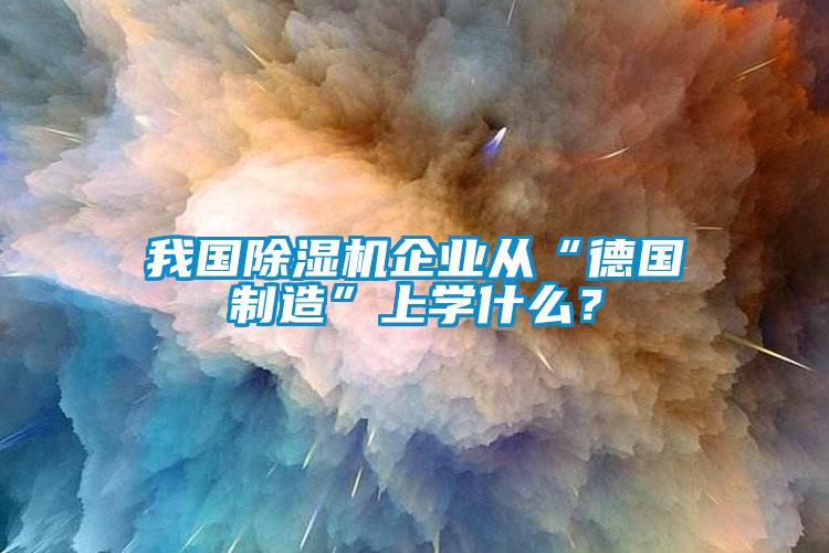 我国草莓视频APP在线企业从“德国制造”上学什么？