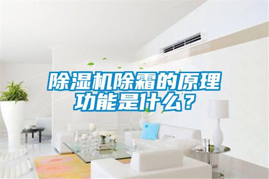 草莓视频APP在线除霜的原理功能是什么？