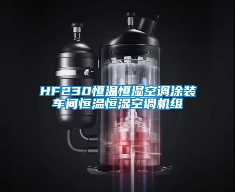 HF230恒温恒湿空调涂装车间恒温恒湿空调机组