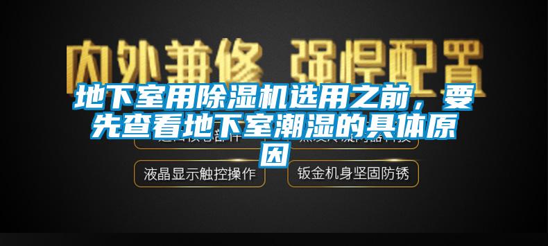 地下室用草莓视频APP在线选用之前，要先查看地下室潮湿的具体原因