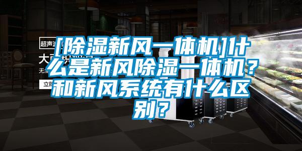 [除湿新风一体机]什么是新风除湿一体机？和新风系统有什么区别？