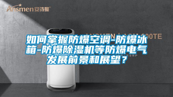 如何掌握防爆空调-防爆冰箱-防爆草莓视频APP在线等防爆电气发展前景和展望？