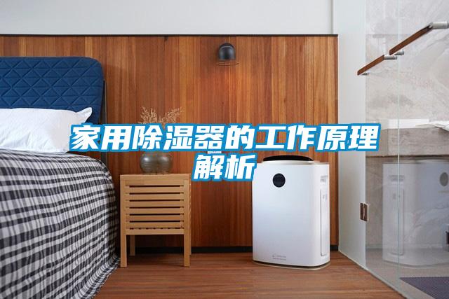 家用除湿器的工作原理解析