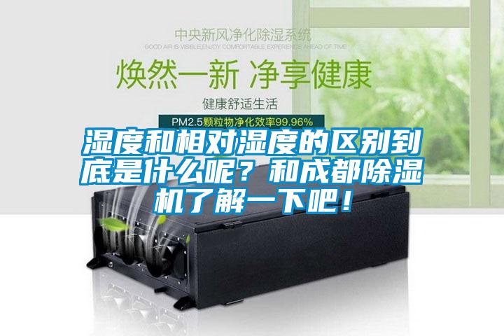 湿度和相对湿度的区别到底是什么呢？和成都草莓视频APP在线了解一下吧！