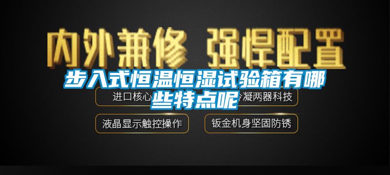 步入式恒温恒湿试验箱有哪些特点呢